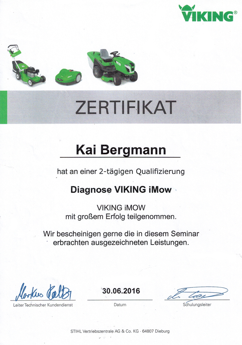 Boerger-Motorgeraete-Gartentechnik-Forsttechnik-Zertifikat-Viking